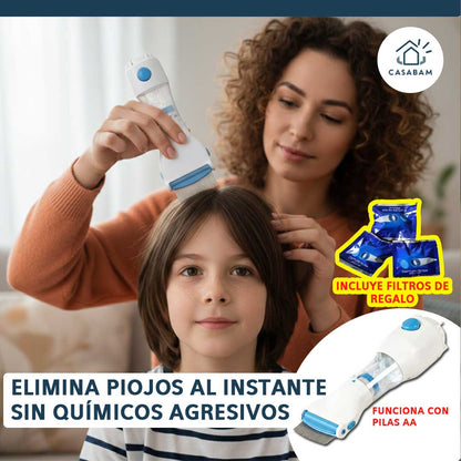 Máquina Removedora de Piojos  – Elimina piojos y liendres al instante – Protección segura para toda la familia