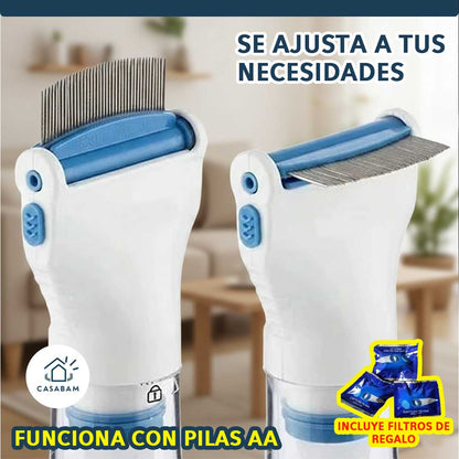 Máquina Removedora de Piojos  – Elimina piojos y liendres al instante – Protección segura para toda la familia
