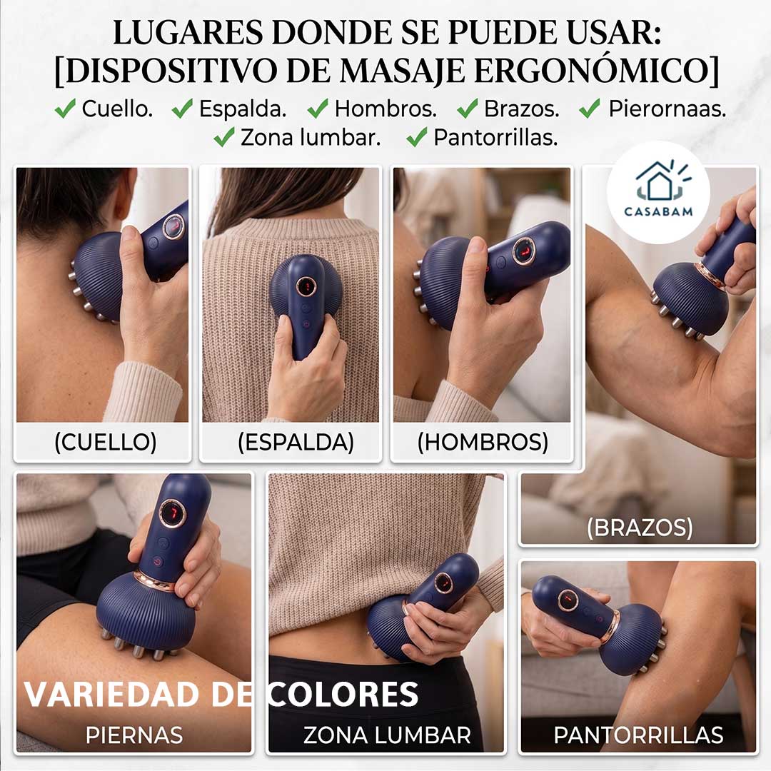 Masajeador Guasha Electric - Drena y esculpe tu cuerpo en solo 5 minutos al día