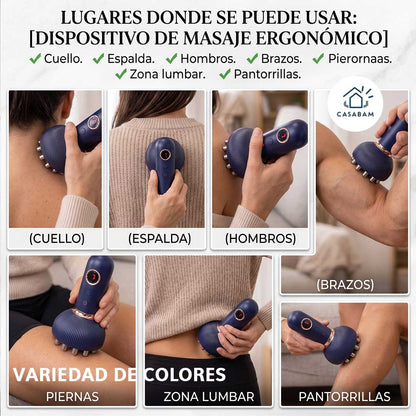 Masajeador Guasha Electric - Drena y esculpe tu cuerpo en solo 5 minutos al día
