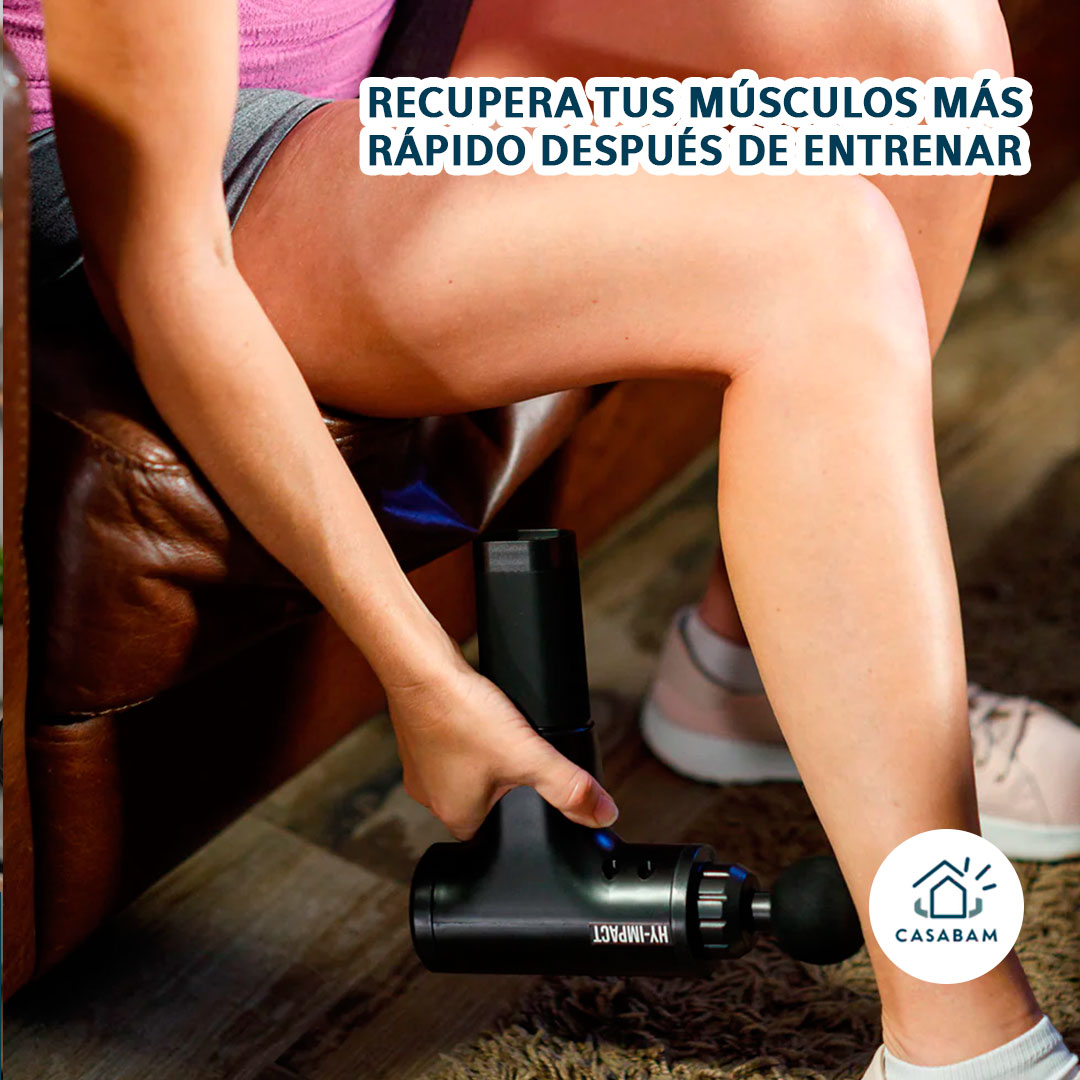 Masajeador Percusivo HY-Impact RelaxPro –  Reduce la tensión muscular y libera el estrés en minutos desde casa
