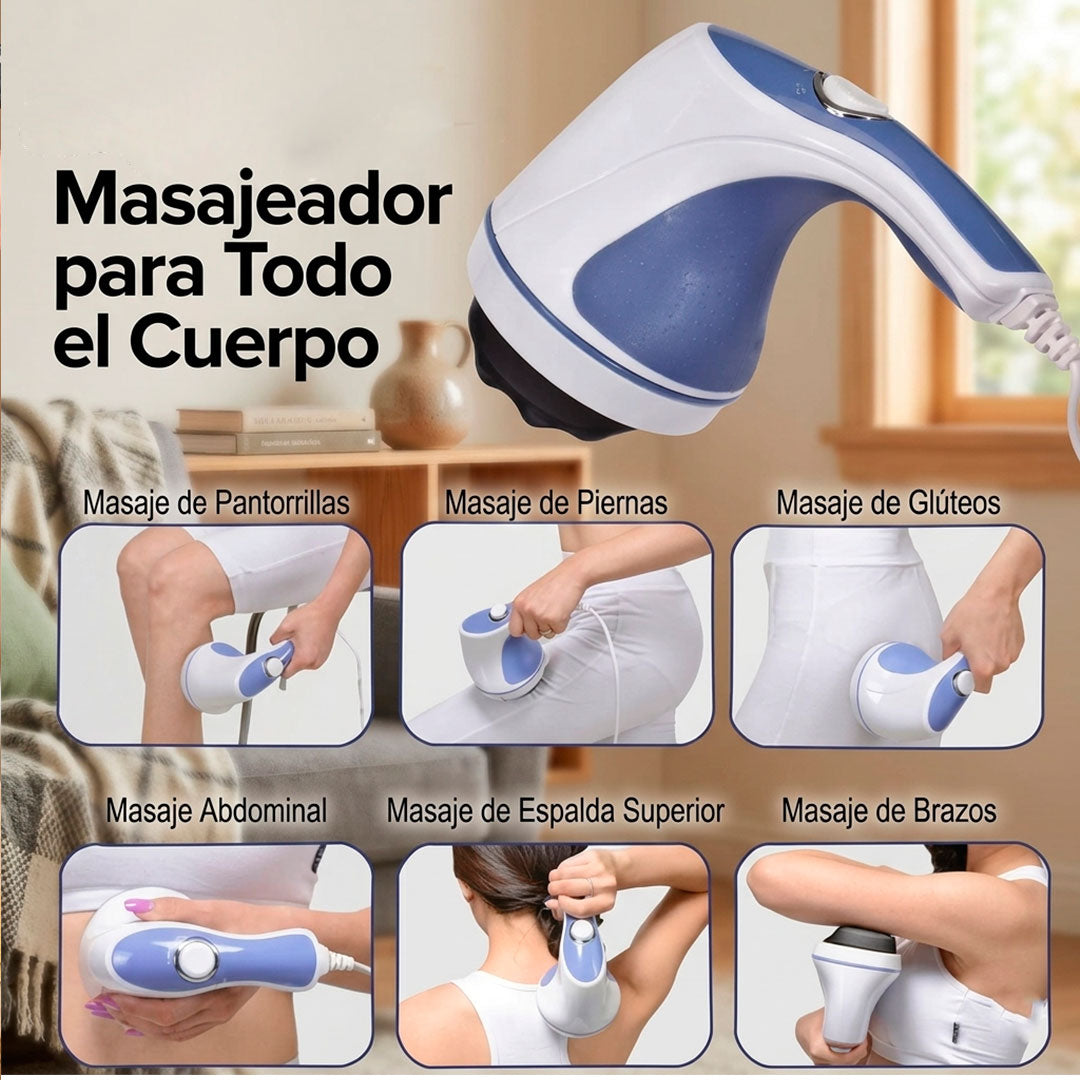 Masajeador Relajante  y elimina Celulitis – Relajación Muscular Profesional - mejora la apariencia de la celulitis en minutos al día