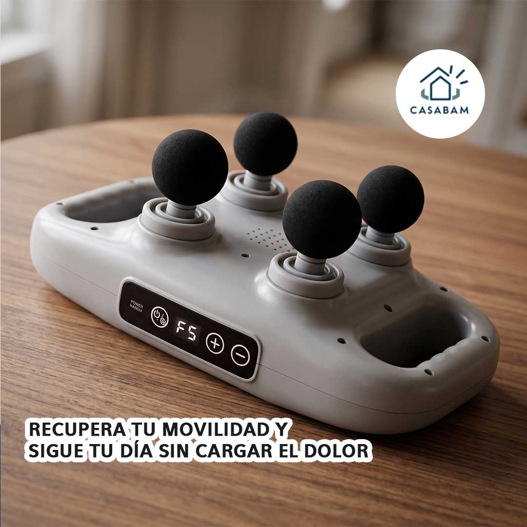 Masajeador de Percusión Digital – Relaja los músculos con masaje profundo en casa