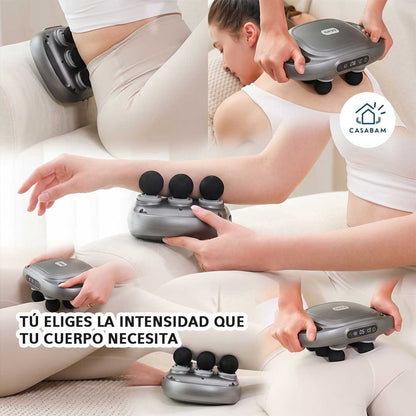 Masajeador de Percusión Digital – Relaja los músculos con masaje profundo en casa