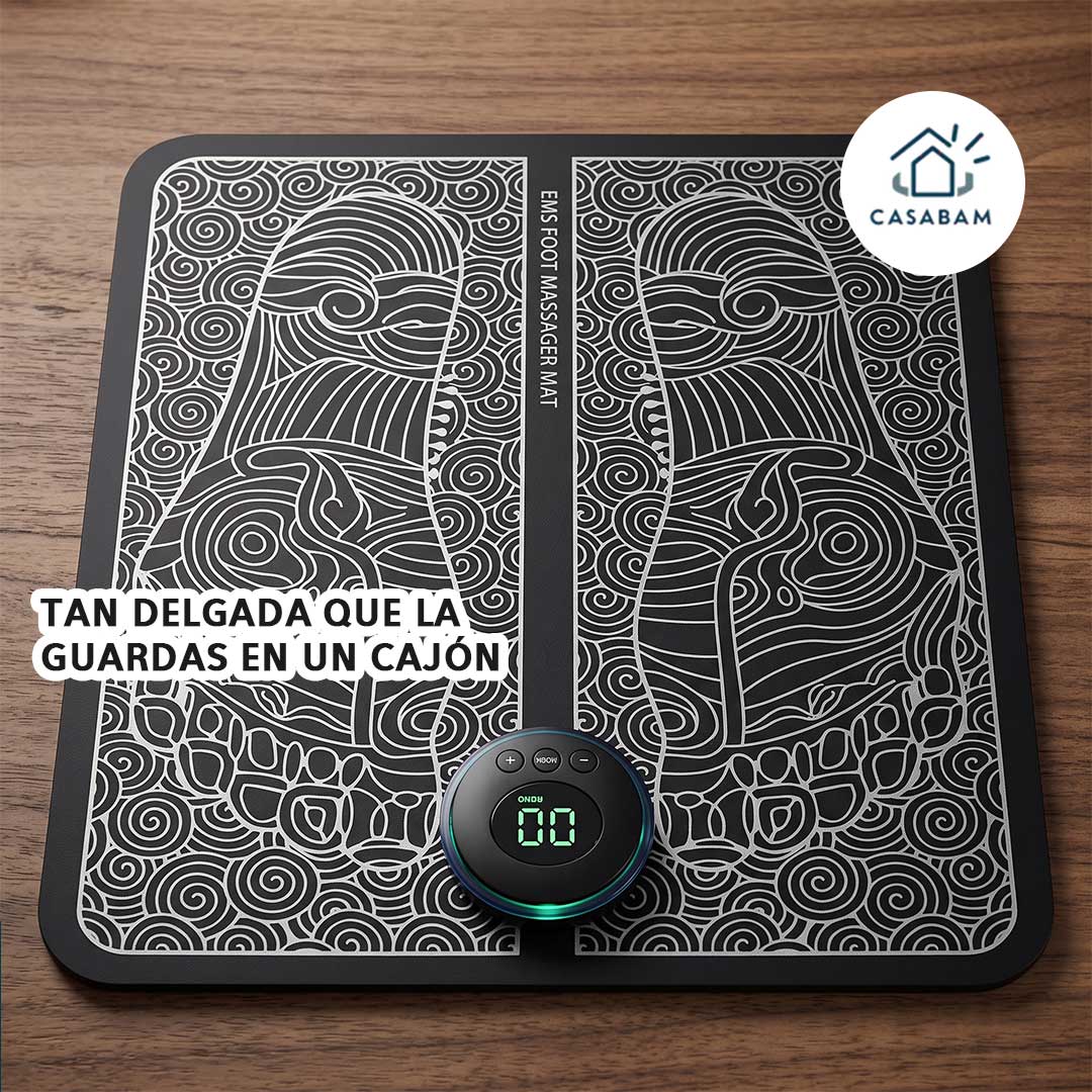 Masajeador de pies eléctrico - Relaja tus pies con impulsos suaves - Siente el alivio en 15 minutos desde tu casa