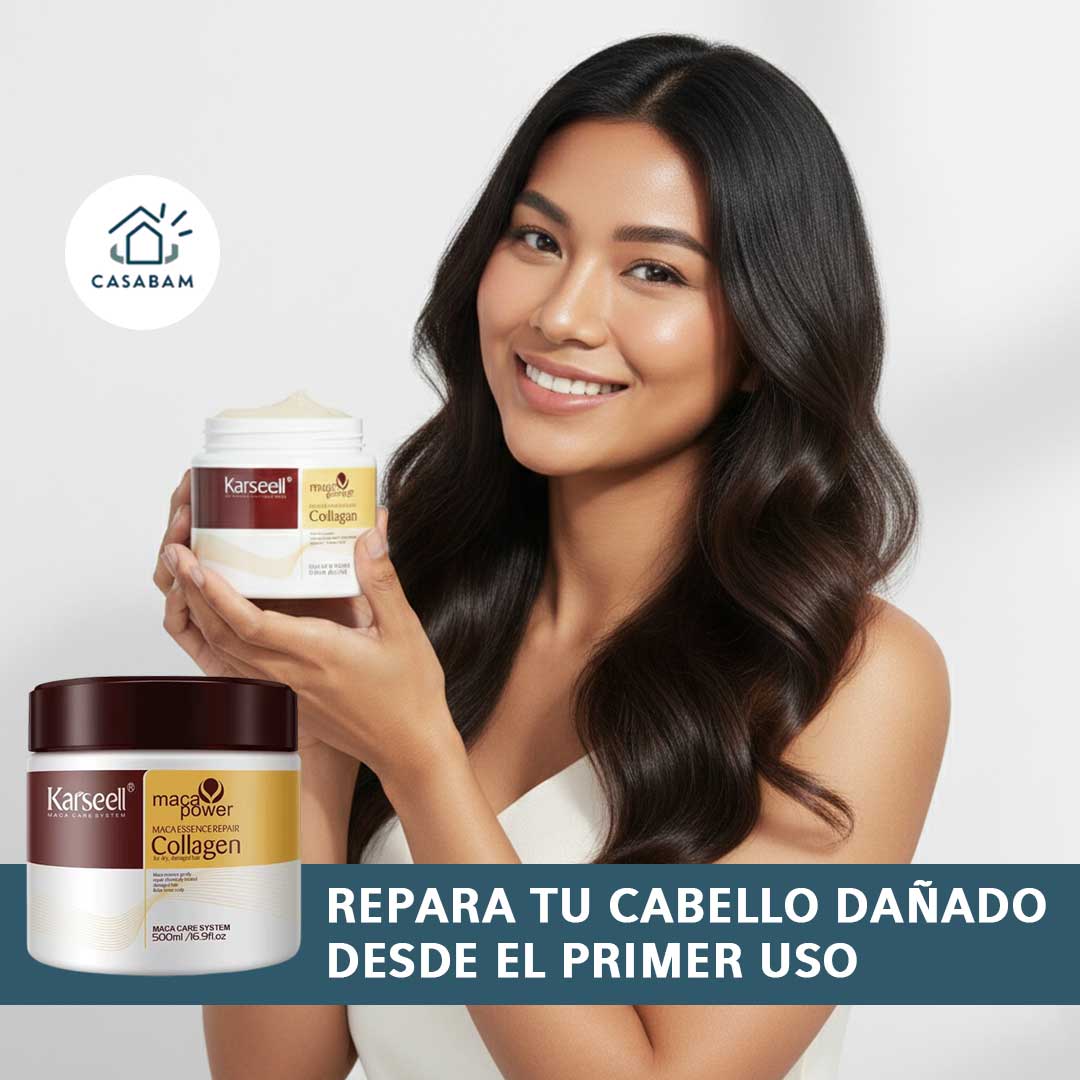 Mascarilla Capilar – Reparación Intensiva – Repara tu cabello dañado desde el primer uso y devuélvele suavidad real