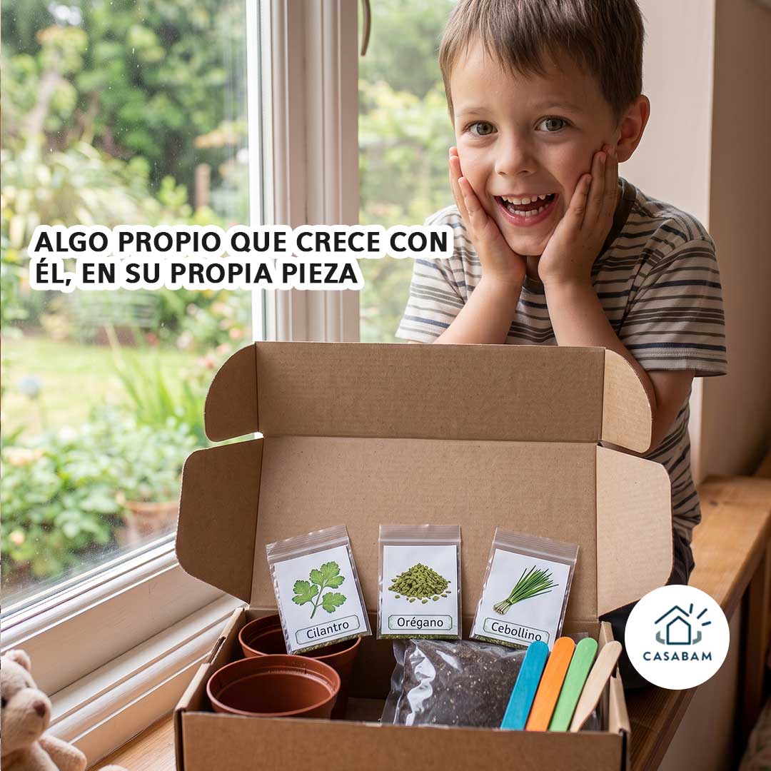 Mini Huertoterapia -  Para niños y adultos - Tu momento de calma, en solo unos minutos al día
