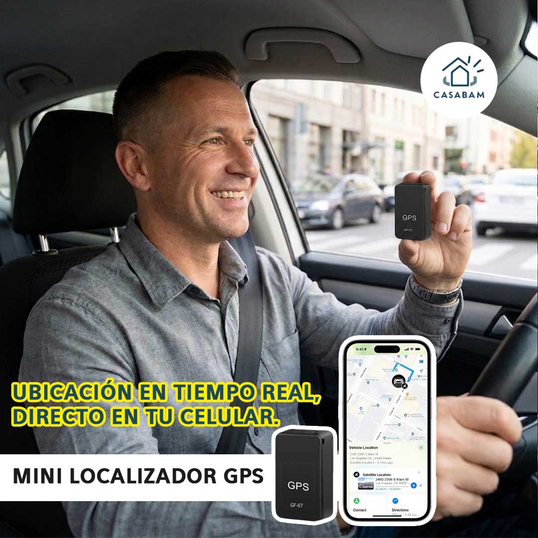 Mini Localizador GPS - Localizador en tiempo real - Encuentra tu auto al instante desde donde estés, sin aplicaciones complicadas.