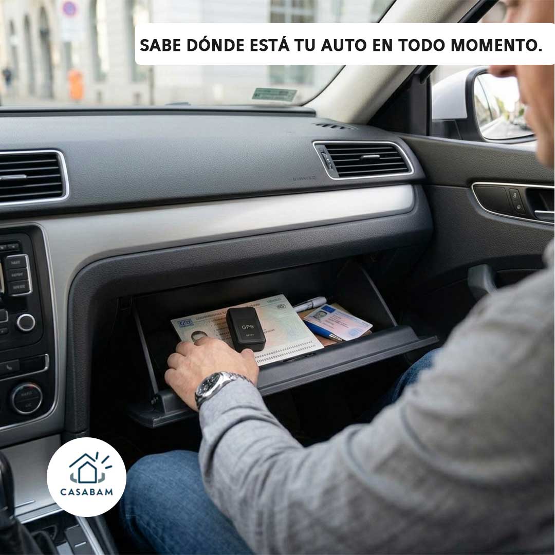 Mini Localizador GPS - Localizador en tiempo real - Encuentra tu auto al instante desde donde estés, sin aplicaciones complicadas.