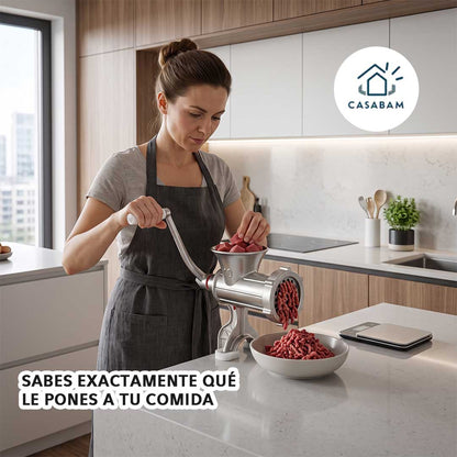 Molino de Carne - Procesa tu propia carne molida - Fresca en minutos, sin comprarla procesada