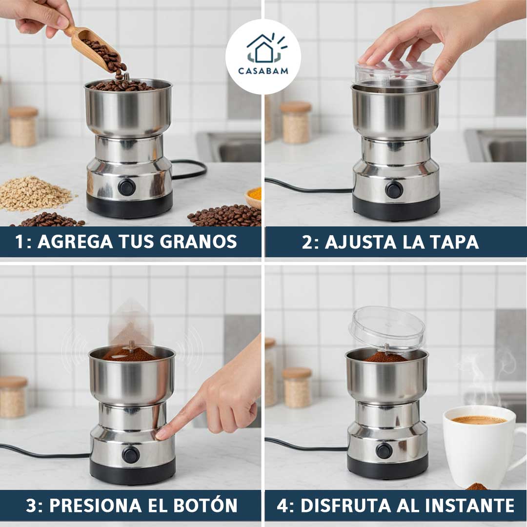 Molino – Muele Todo Tipo de Granos – Sabor fresco al instante sin esfuerzo