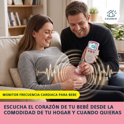 Monitor Frecuencia Cardiaca para Bebe - Escúchalo cuantas veces quieras, sin esperar tu próxima ecografía
