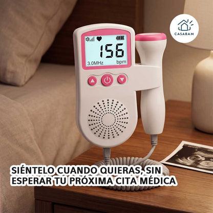 Monitor Frecuencia Cardiaca para Bebe - Escúchalo cuantas veces quieras, sin esperar tu próxima ecografía