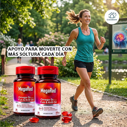 Omega 3 en Cápsulas - Apoyo para Mente y Articulaciones - Cuídate desde hoy, no esperes lo peor.