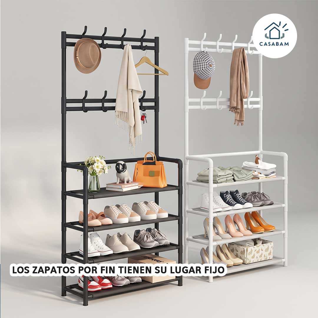 Organizador 4 Nivel - Ordena tu ropa, zapatos y accesorios en un solo mueble y dile adiós al desorden hoy mismo