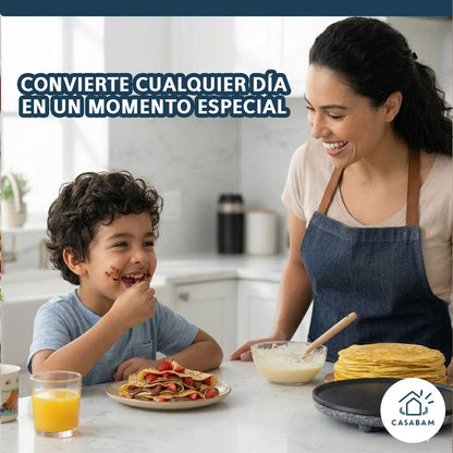 Panquequera - Cocina Fácil y Sin Esfuerzo - Logra crepes delgados perfectos desde el primer uso