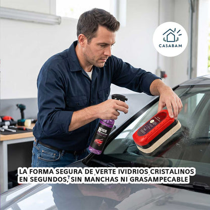Pack Esponja Anti Empañante + Limpiador Auto - Repele agua, polvo y grasa - Tu auto luce impecable al instante