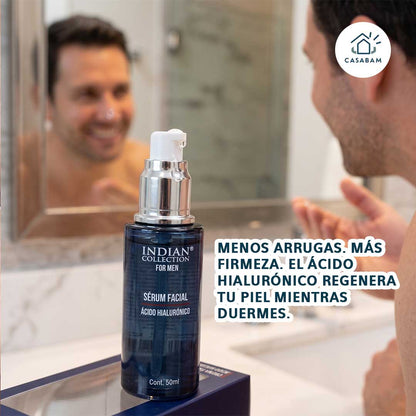 Pack Renovación Facial para Hombre - Hidrata y regenera la piel masculina desde adentro, reduciendo arrugas y resequedad día a día.