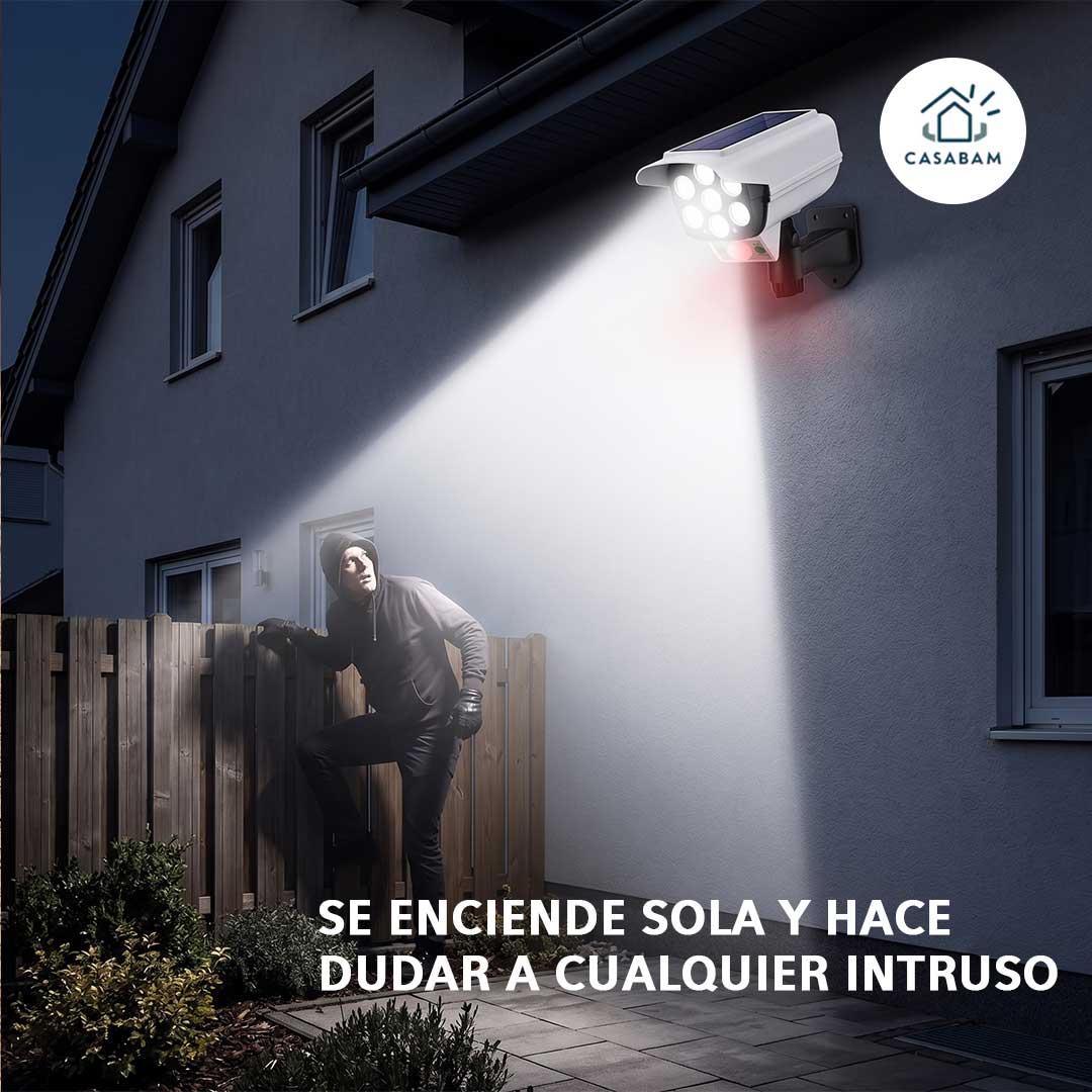 Pack de 3 lámparas solares con sensor de movimiento - Ilumina y protege los 3 puntos débiles de tu casa