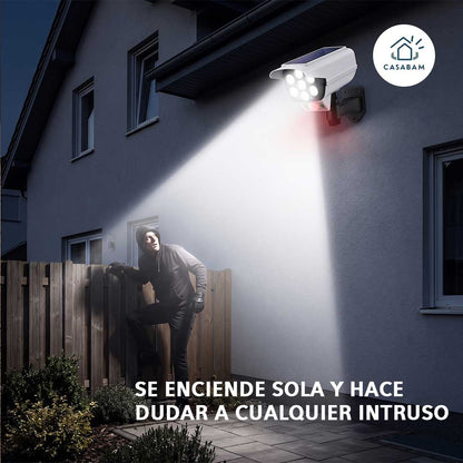 Pack de 3 lámparas solares con sensor de movimiento - Ilumina y protege los 3 puntos débiles de tu casa