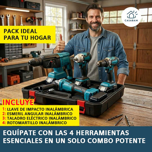 Combo Herramientas 4 en 1 – Equipamiento esencial portátil – Ahorra dinero obteniendo las herramientas clave en una sola compra