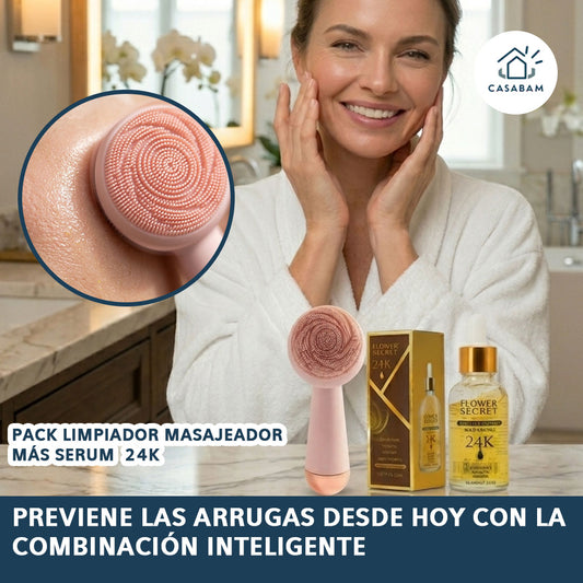 Pack Prevención Anti-Edad Facial – Previene la aparición temprana de arrugas con masaje facial y sérum