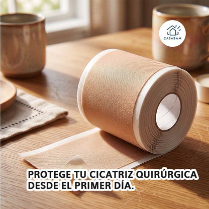 Parche de silicona para cicatrices - Reduce cicatrices queloides sin cremas ni procedimientos invasivos