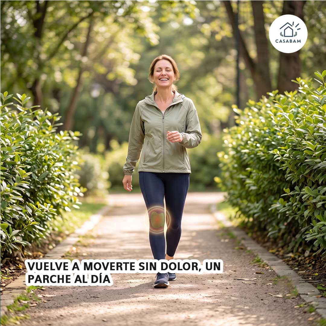 Parches Alivia Rodilla - Reduce el dolor y la inflamación de rodilla - Siente el alivio, sin pastillas ni cremas