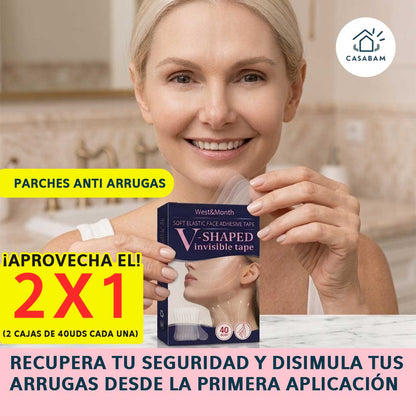 Parches anti arrugas - Tensan tu Piel al Instante - Sin Bótox ni Cirugías Costosas