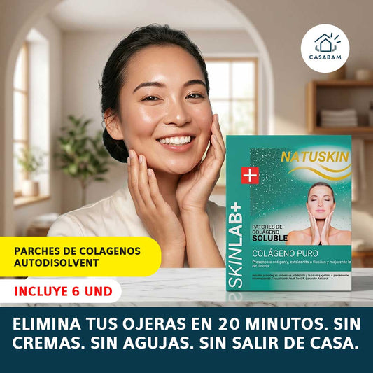Parches de colagenos autodisolvent - Elimina ojeras y reduce bolsas mientras se disuelve solo en solo 20 minutos. en tu piel