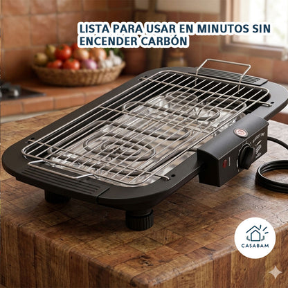 Parrilla Eléctrica para Asados – Sin humo – Disfruta parrilladas en casa sin carbón ni complicaciones