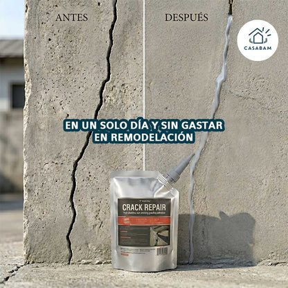 Pegamento para reparar grietas 500g - Restaura y deja la pared como nueva sin necesidad - sin obra ni polvo
