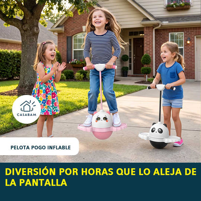 Pelota Pogo Inflable – Salta sin Parar Adentro o Afuera – Diversión Asegurada para los mas pequeños