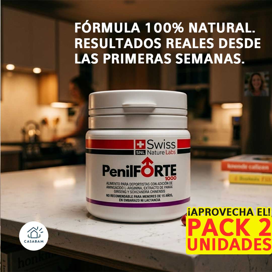 PenilForte Potenciador - Cápsula diaria para recuperar energía y vitalidad masculina — Deja de sobrevivir el día. Empieza a vivirlo con energía real