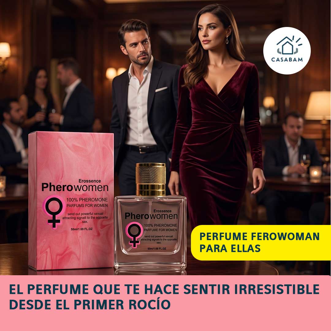 Perfume FeroWoman Para Ellas - Perfume con doble acción	 - Más segura, más atractiva, un solo aroma