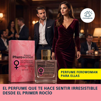 Perfume FeroWoman Para Ellas - Perfume con doble acción	 - Más segura, más atractiva, un solo aroma