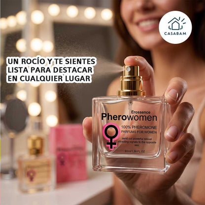 Perfume FeroWoman Para Ellas - Perfume con doble acción	 - Más segura, más atractiva, un solo aroma