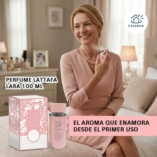 Perfume LATTAFA LARA - El perfume que regala momentos únicos - El aroma que enamora desde el primer spray, sin importar la ocasión