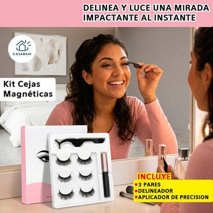 Kit Pestañas Magnéticas InstantLook – Aplicación en un solo paso – Delinea y luce mirada impactante al instante