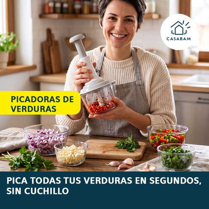 Picadoras de verduras - Pica en segundos sin cuchillo, sin esfuerzo, sin complicaciones