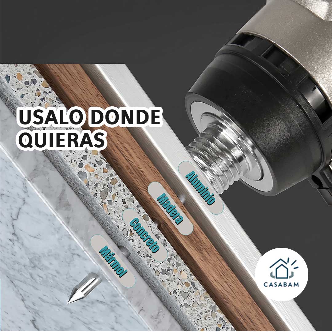 Pistola De Clavos y remachadora Automática - Termina tus arreglos en la mitad del tiempo, sin martillazos