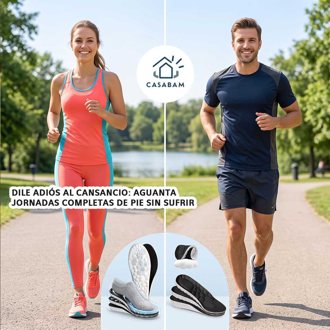 Plantilla ortopédica 4D - Cada paso como si caminaras en una nube - Siéntete más alto y seguro en cada salida