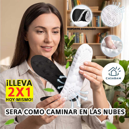 Plantilla ortopédica 4D - Cada paso como si caminaras en una nube - Siéntete más alto y seguro en cada salida