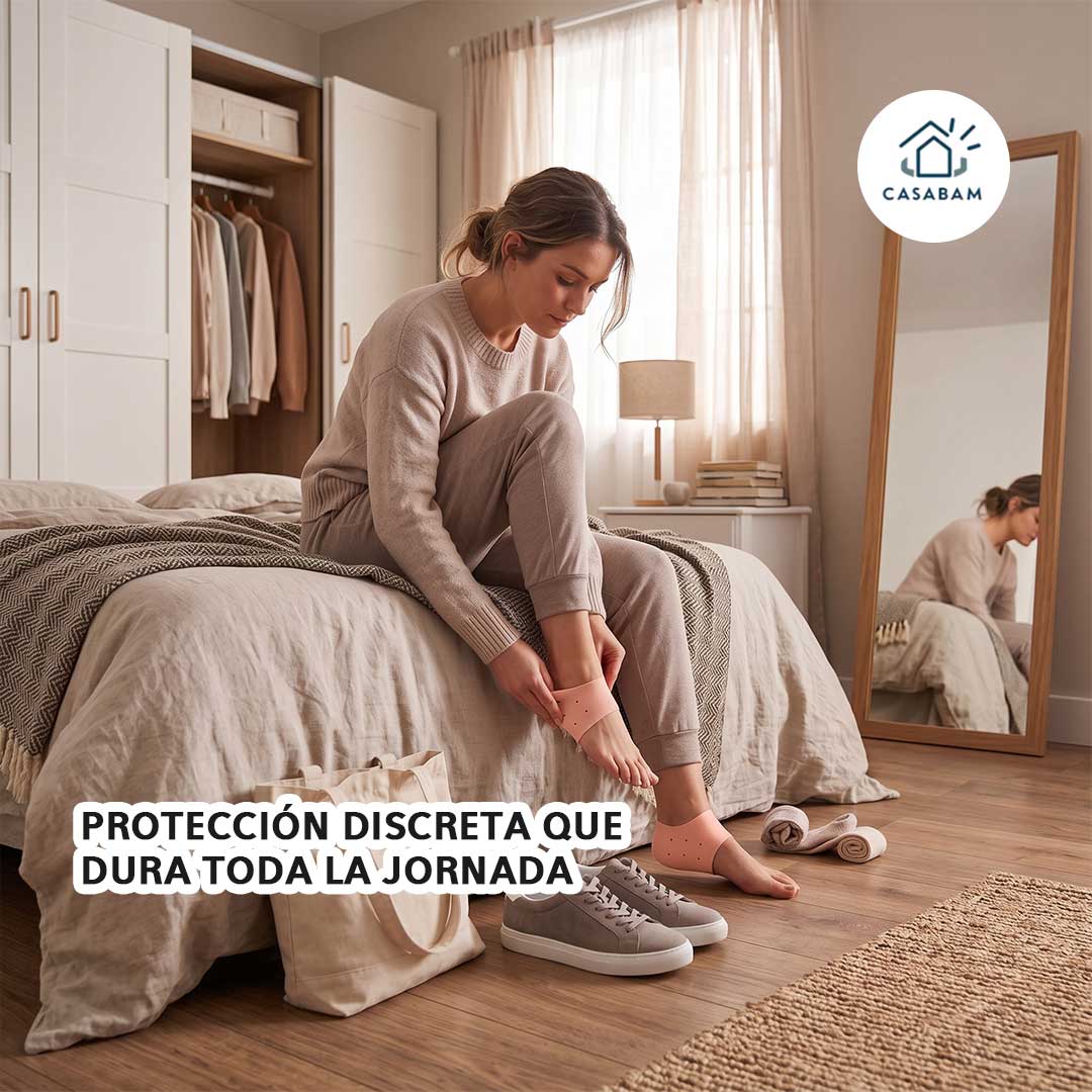 Protector de talón de silicona - Protege tus talones rozaduras - Comodidad sin dolor