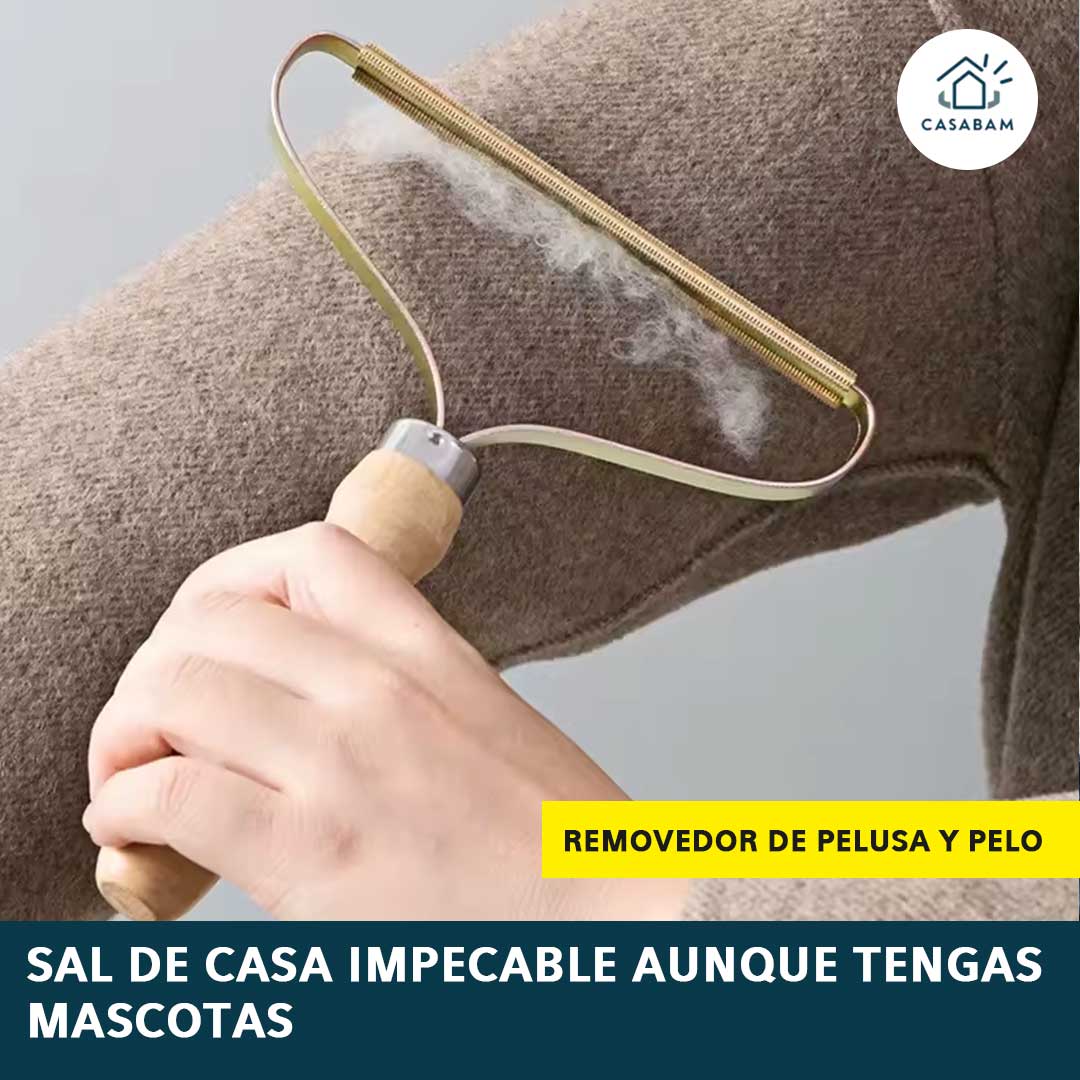 Removedor de pelusa y pelo - Deja tu ropa impecable antes de salir, en cualquier momento y lugar