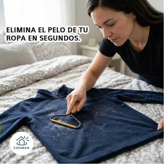Removedor de pelusa y pelo - Deja tu ropa impecable antes de salir, en cualquier momento y lugar