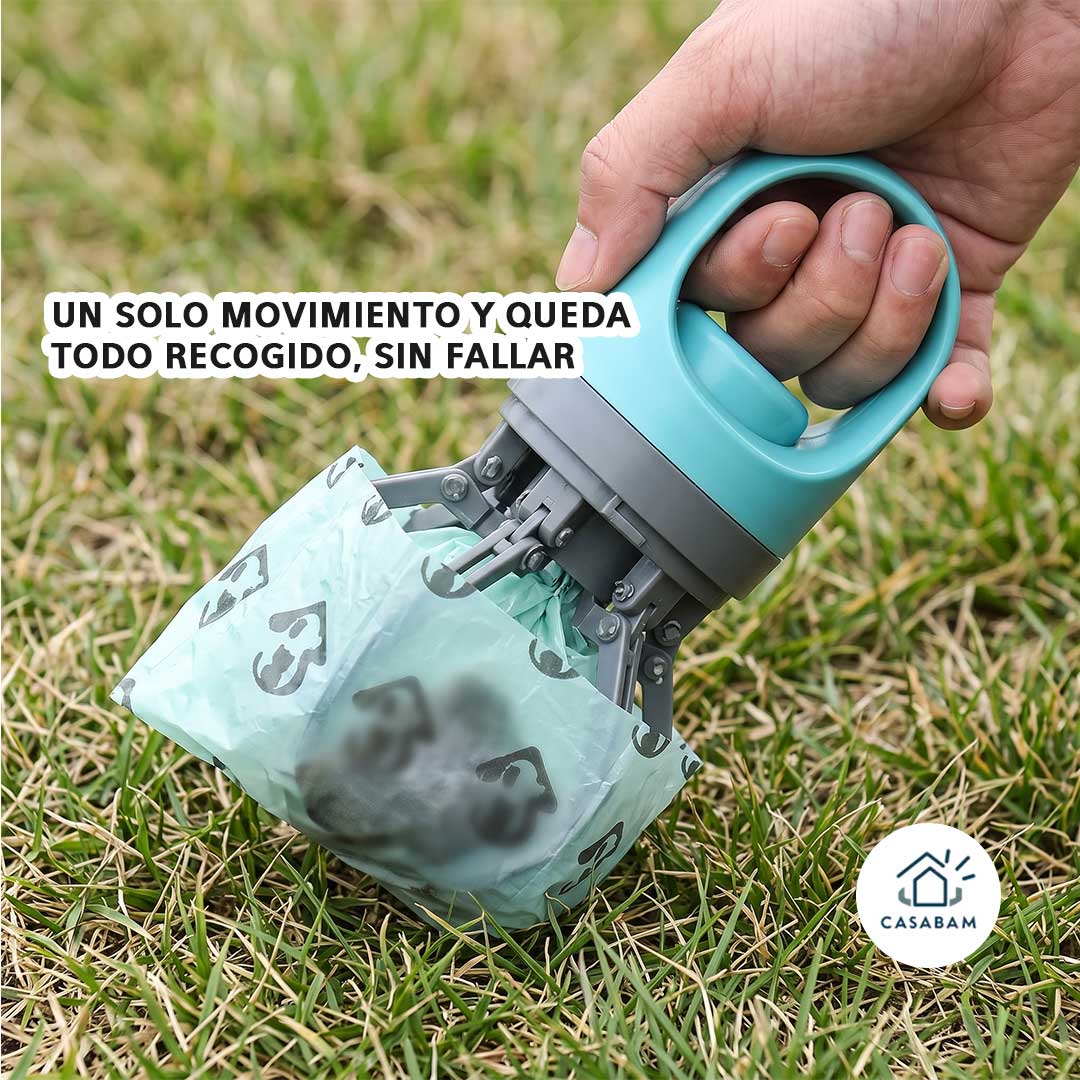 Recogedor de Caca Tipo Garra - Atrapa los desechos de tu perro en un solo clic - Sin ensuciar tus manos