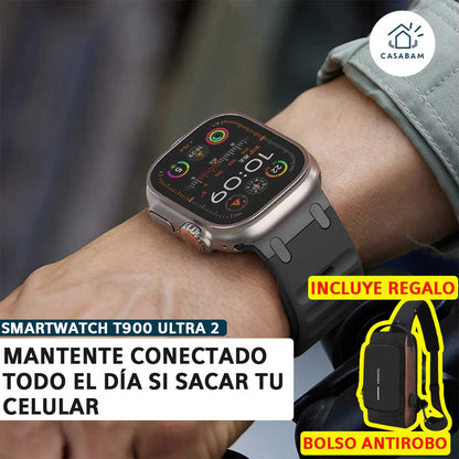 Smartwatch T900 Ultra 2 – Llamadas y Notificaciones – Mantente conectado sin sacar tu celular