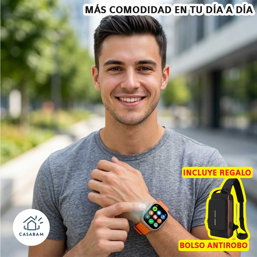 Smartwatch T900 Ultra 2 – Llamadas y Notificaciones – Mantente conectado sin sacar tu celular