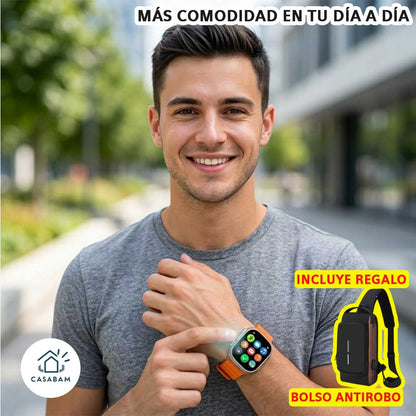 Smartwatch T900 Ultra 2 – Llamadas y Notificaciones – Mantente conectado sin sacar tu celular